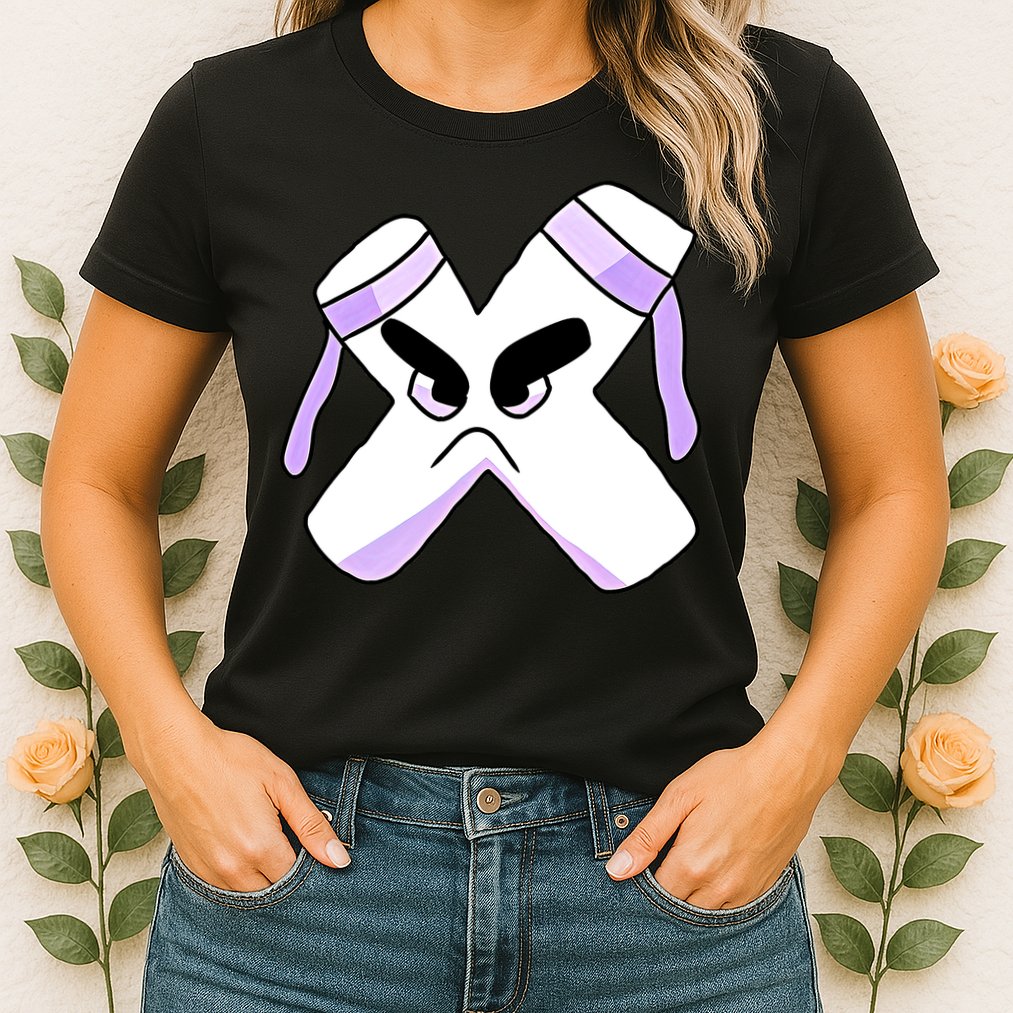 Villain Strong Letter X Alphabet Lore Womens T-Shirt