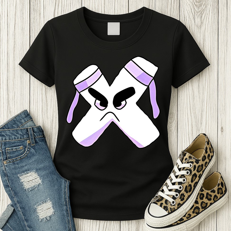 Villain Strong Letter X Alphabet Lore Womens T-Shirt