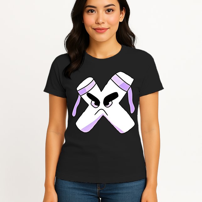 Villain Strong Letter X Alphabet Lore Womens T-Shirt