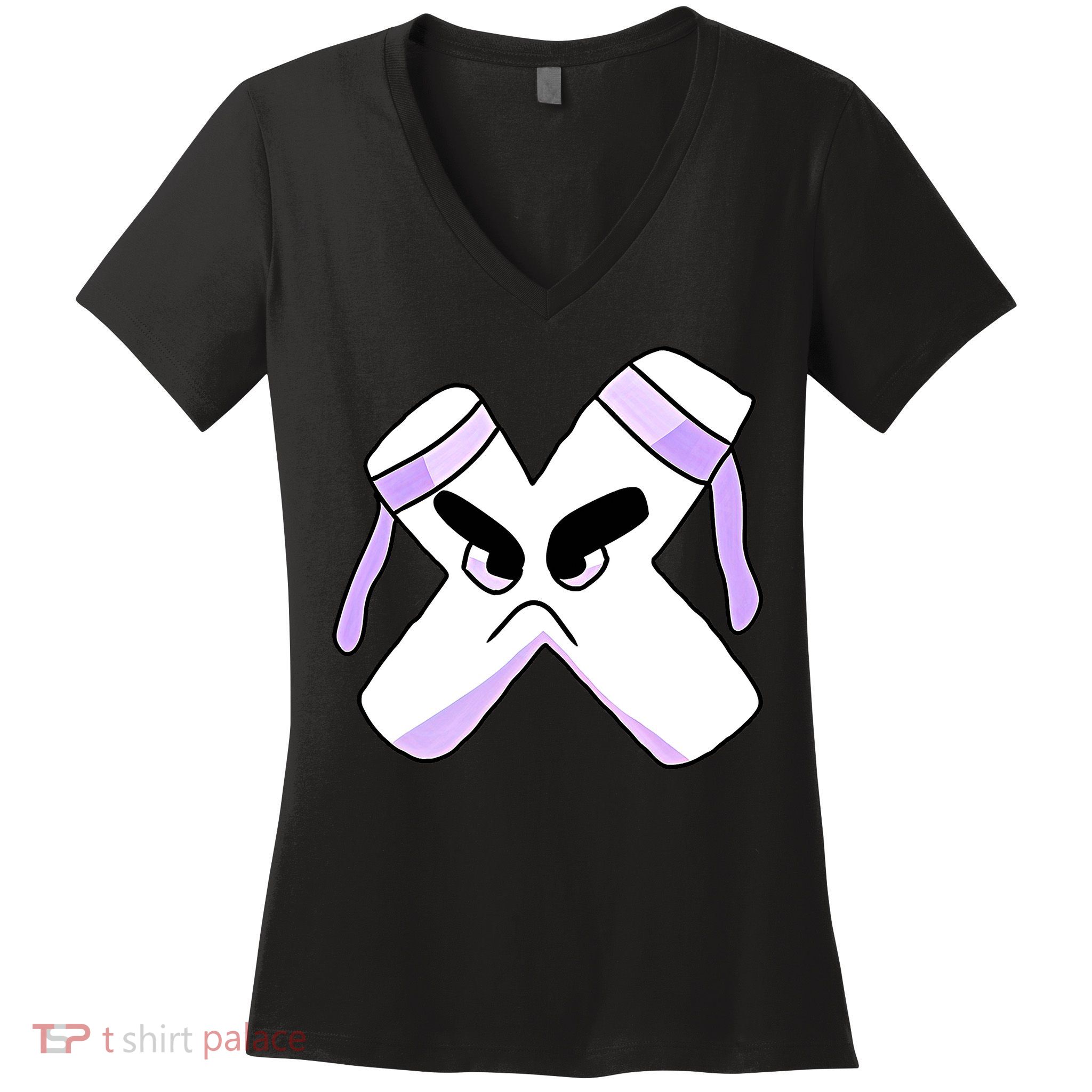 Villain Strong Letter X Alphabet Lore Women's V-Neck T-Shirt