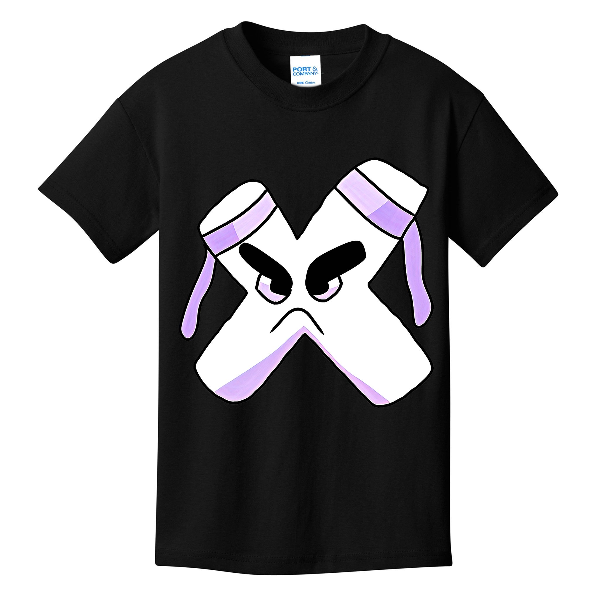 Villain Strong Letter X Alphabet Lore Kids T-Shirt