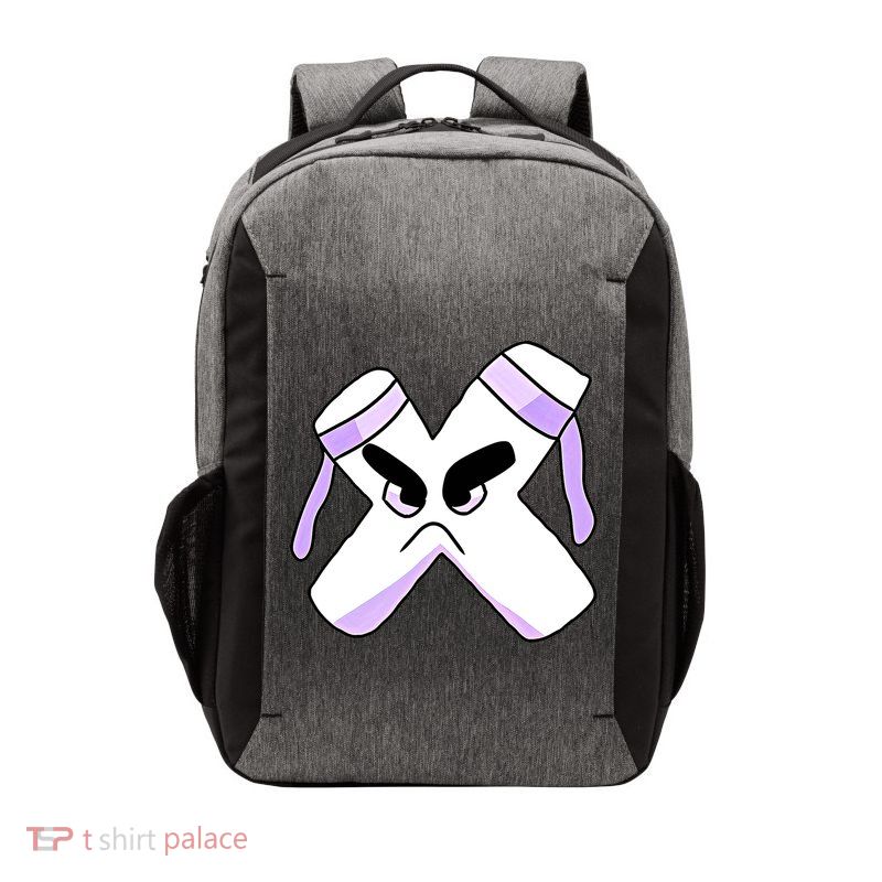 Villain Strong Letter X Alphabet Lore Vector Backpack