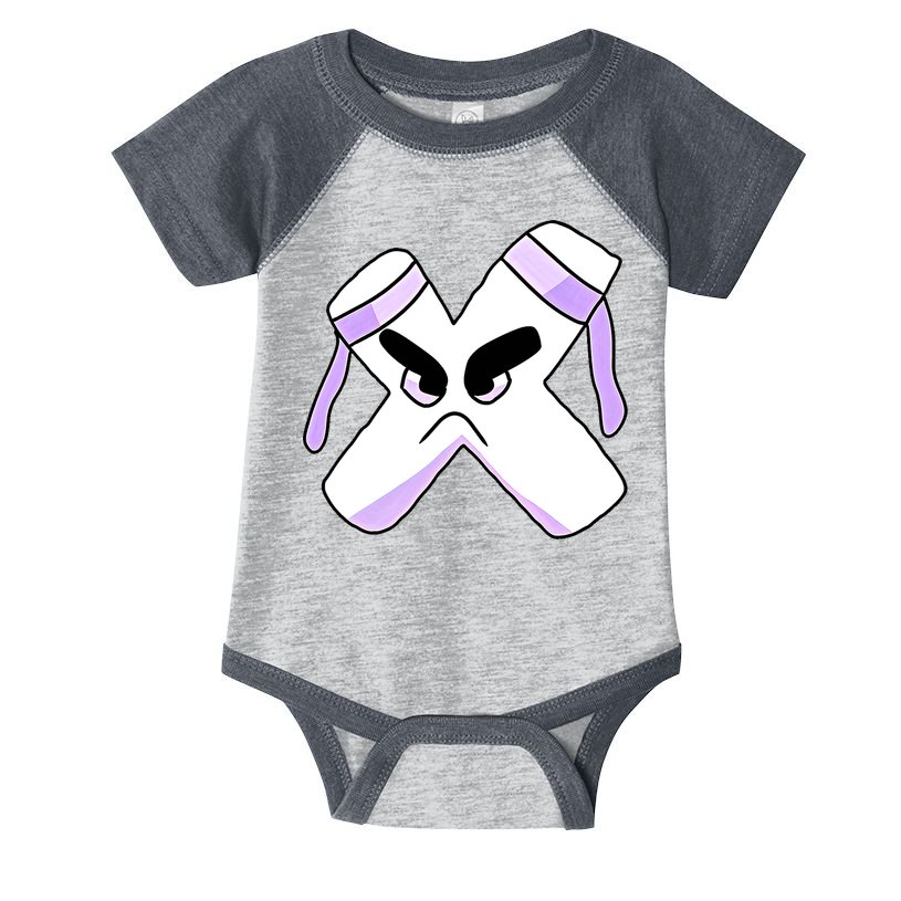 Villain Strong Letter X Alphabet Lore Infant Baby Jersey Bodysuit