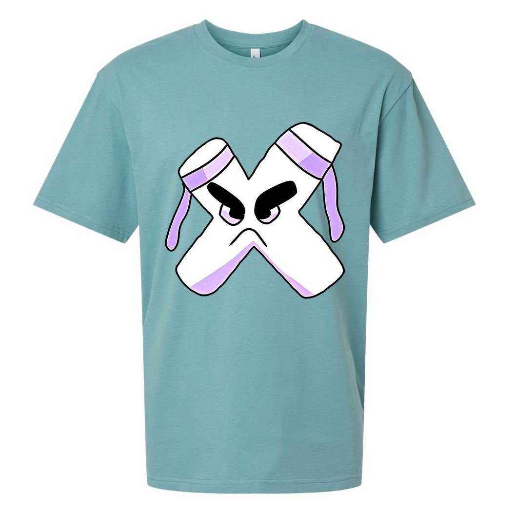 Villain Strong Letter X Alphabet Lore Sueded Cloud Jersey T-Shirt