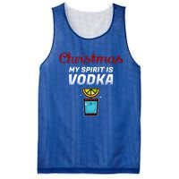 Vodka Spirit Lemon Graphic My Christmas Spirit Gift Mesh Reversible Basketball Jersey Tank