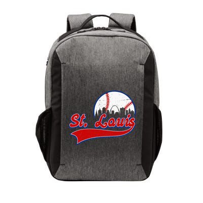 Vintage St. Louis City Downtown Skylines Baseball Fans Lover Vector Backpack