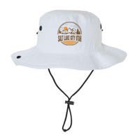 Vintage Salt Lake City Utah Mountain Hiking Souvenir Print Legacy Cool Fit Booney Bucket Hat