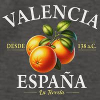 Valencia Spain La Terreta Oranges Since 138 Bc Vector Backpack