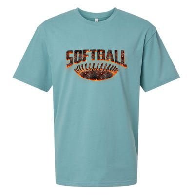 Vintage Softball Logo Sueded Cloud Jersey T-Shirt