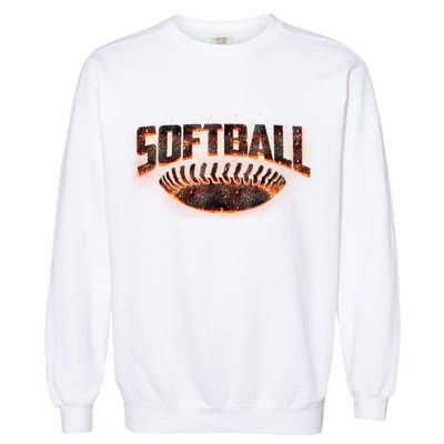 Vintage Softball Logo Garment-Dyed Sweatshirt