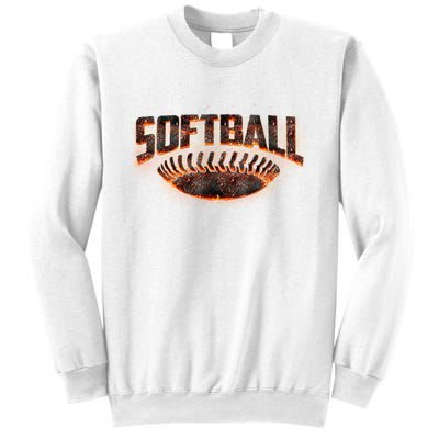 Vintage Softball Logo Sweatshirt