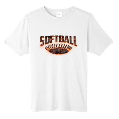 Vintage Softball Logo Tall Fusion ChromaSoft Performance T-Shirt