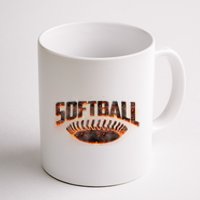 Vintage Softball Logo Coffee Mug