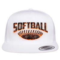 Vintage Softball Logo Flatbill Hat