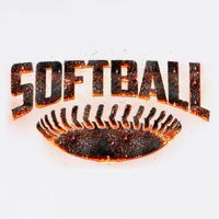 Vintage Softball Logo Flatbill Hat