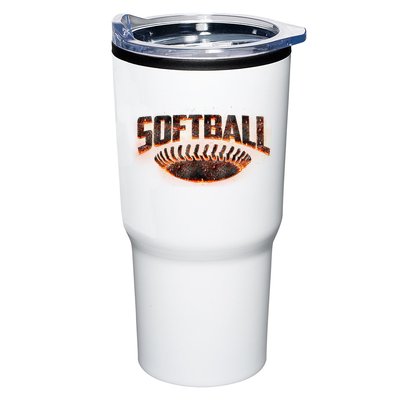 Vintage Softball Logo Tumbler