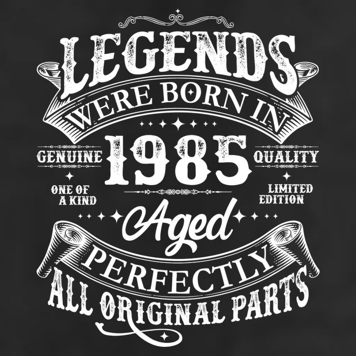 Vintage Scroll Legends Were Born In 1985 Aged Perfectly 40th Birthday Beanie