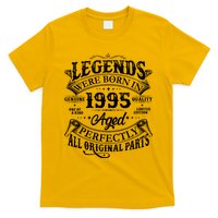 Vintage Scroll Legends Were Born In 1995 Aged Perfectly 30th Birthday T-Shirt