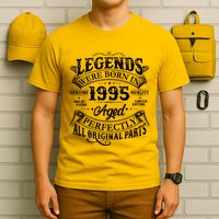 Vintage Scroll Legends Were Born In 1995 Aged Perfectly 30th Birthday T-Shirt