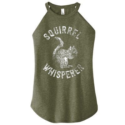 Vintage Squirrel Lover Squirrel Whisperer Women’s Perfect Tri Rocker Tank