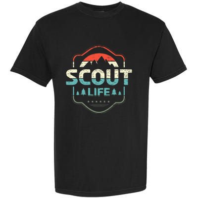 Vintage Scout Life For A Camping Nature Hiking Scout Garment-Dyed Heavyweight T-Shirt