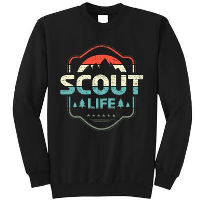 Vintage Scout Life For A Camping Nature Hiking Scout Sweatshirt