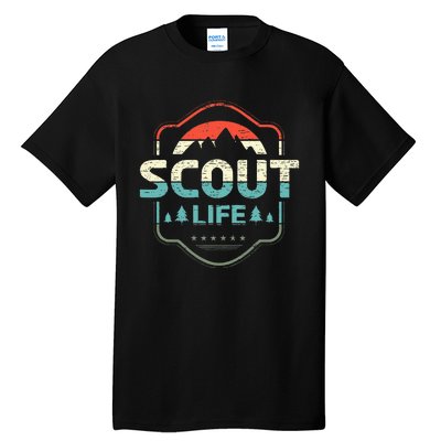 Vintage Scout Life For A Camping Nature Hiking Scout Tall T-Shirt