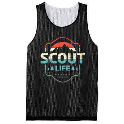 Vintage Scout Life For A Camping Nature Hiking Scout Mesh Reversible Basketball Jersey Tank