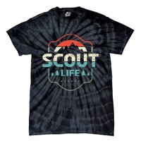 Vintage Scout Life For A Camping Nature Hiking Scout Tie-Dye T-Shirt