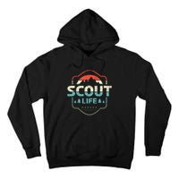 Vintage Scout Life For A Camping Nature Hiking Scout Tall Hoodie