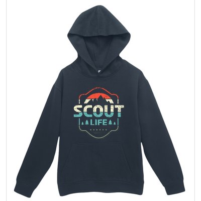 Vintage Scout Life For A Camping Nature Hiking Scout Urban Pullover Hoodie