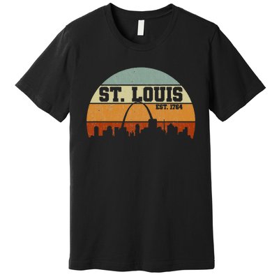 Vintage St. Louis Est. 1764 Retro Souvenir Gift Premium T-Shirt