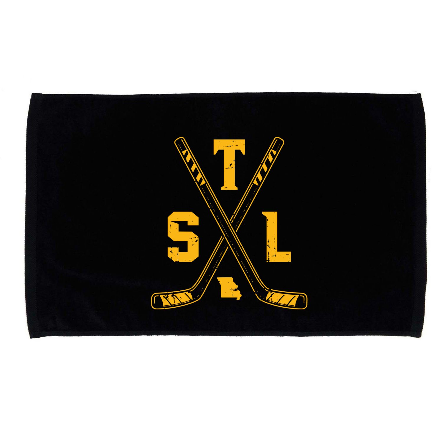 Vintage St Louis Ice Hockey Sticks Retro Gift Microfiber Hand Towel