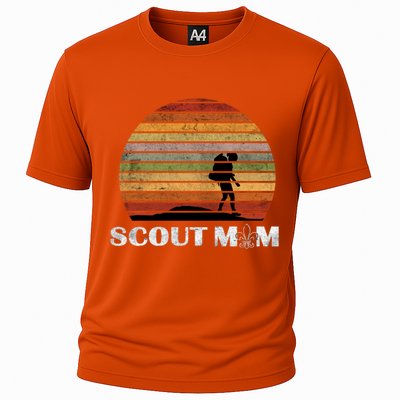 Vintage Scout Leader Scout Mom Cute Gift Cooling Performance Crew T-Shirt