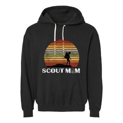 Vintage Scout Leader Scout Mom Cute Gift Garment-Dyed Fleece Hoodie