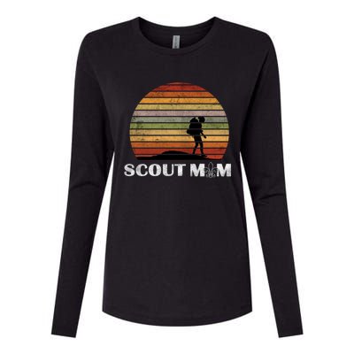 Vintage Scout Leader Scout Mom Cute Gift Womens Cotton Relaxed Long Sleeve T-Shirt