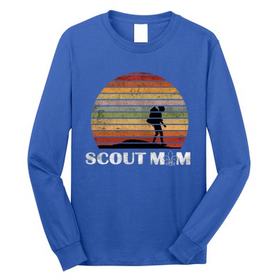 Vintage Scout Leader Scout Mom Cute Gift Long Sleeve Shirt