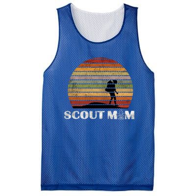 Vintage Scout Leader Scout Mom Cute Gift Mesh Reversible Basketball Jersey Tank