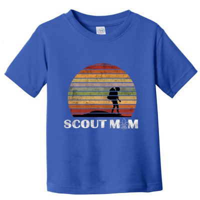 Vintage Scout Leader Scout Mom Cute Gift Toddler T-Shirt