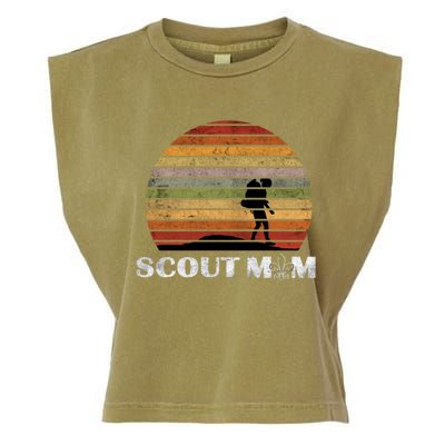 Vintage Scout Leader Scout Mom Cute Gift Garment-Dyed Women's Muscle Tee