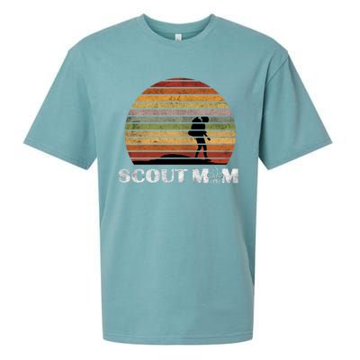 Vintage Scout Leader Scout Mom Cute Gift Sueded Cloud Jersey T-Shirt