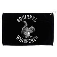 Vintage Squirrel Lover Squirrel Whisperer Grommeted Golf Towel