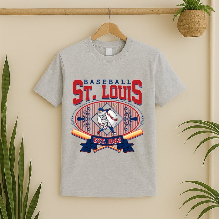 Vintage St Louis Baseball Est 1882 T-Shirt