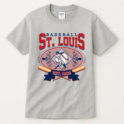 Vintage St Louis Baseball Est 1882 Tall T-Shirt