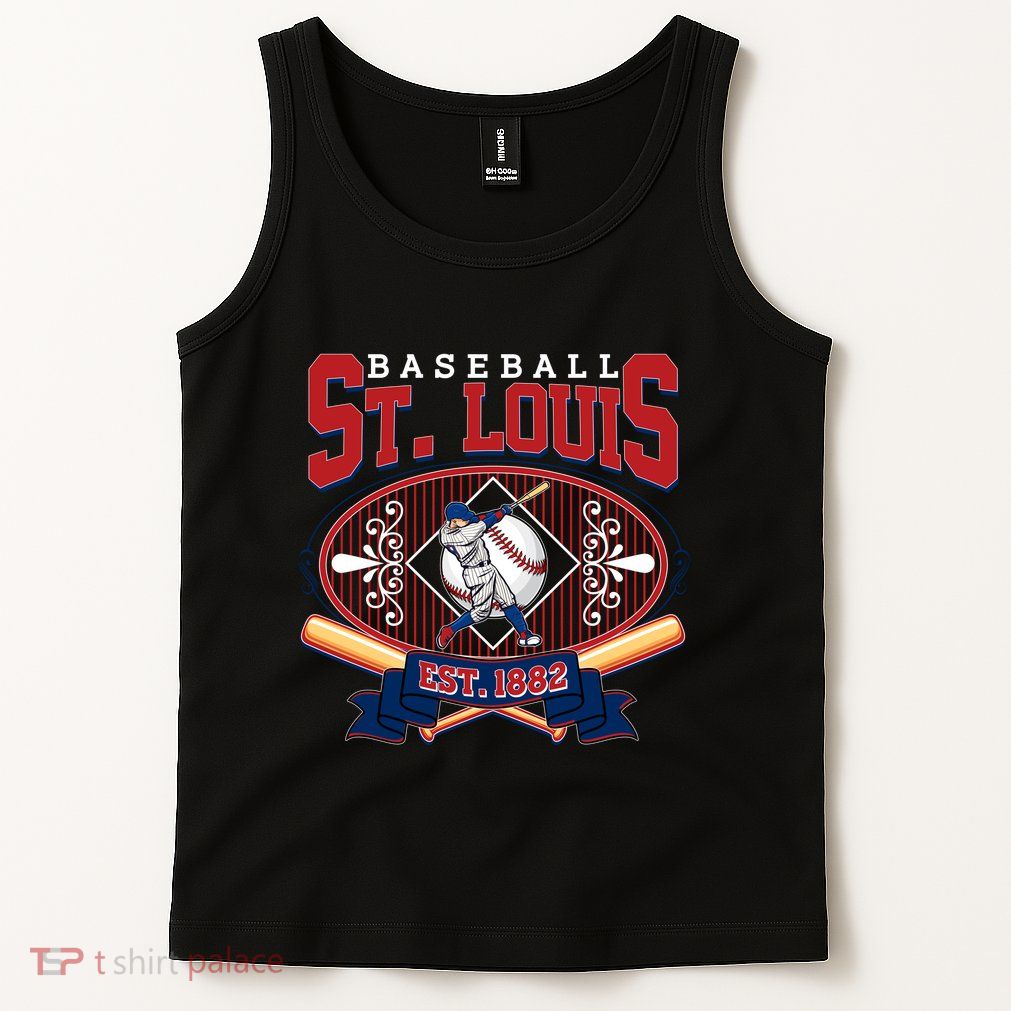 Vintage St Louis Baseball Est 1882 Tank Top