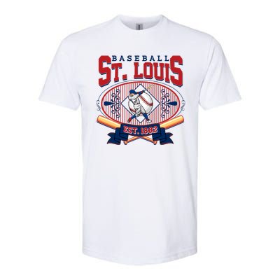 Vintage St Louis Baseball Est 1882 Softstyle® CVC T-Shirt