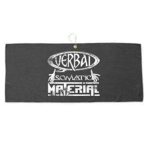 Verbal Somatic Material Shirt RPG Roleplaying Gamer Tee Large Microfiber Waffle Golf Towel