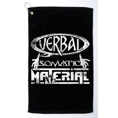 Verbal Somatic Material Shirt RPG Roleplaying Gamer Tee Golf Towel