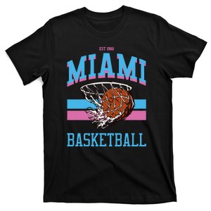 Varsity Style Miami Vice Basketball T-Shirt