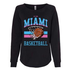 Varsity Style Miami Vice Basketball Womens California Wash Sweatshirt